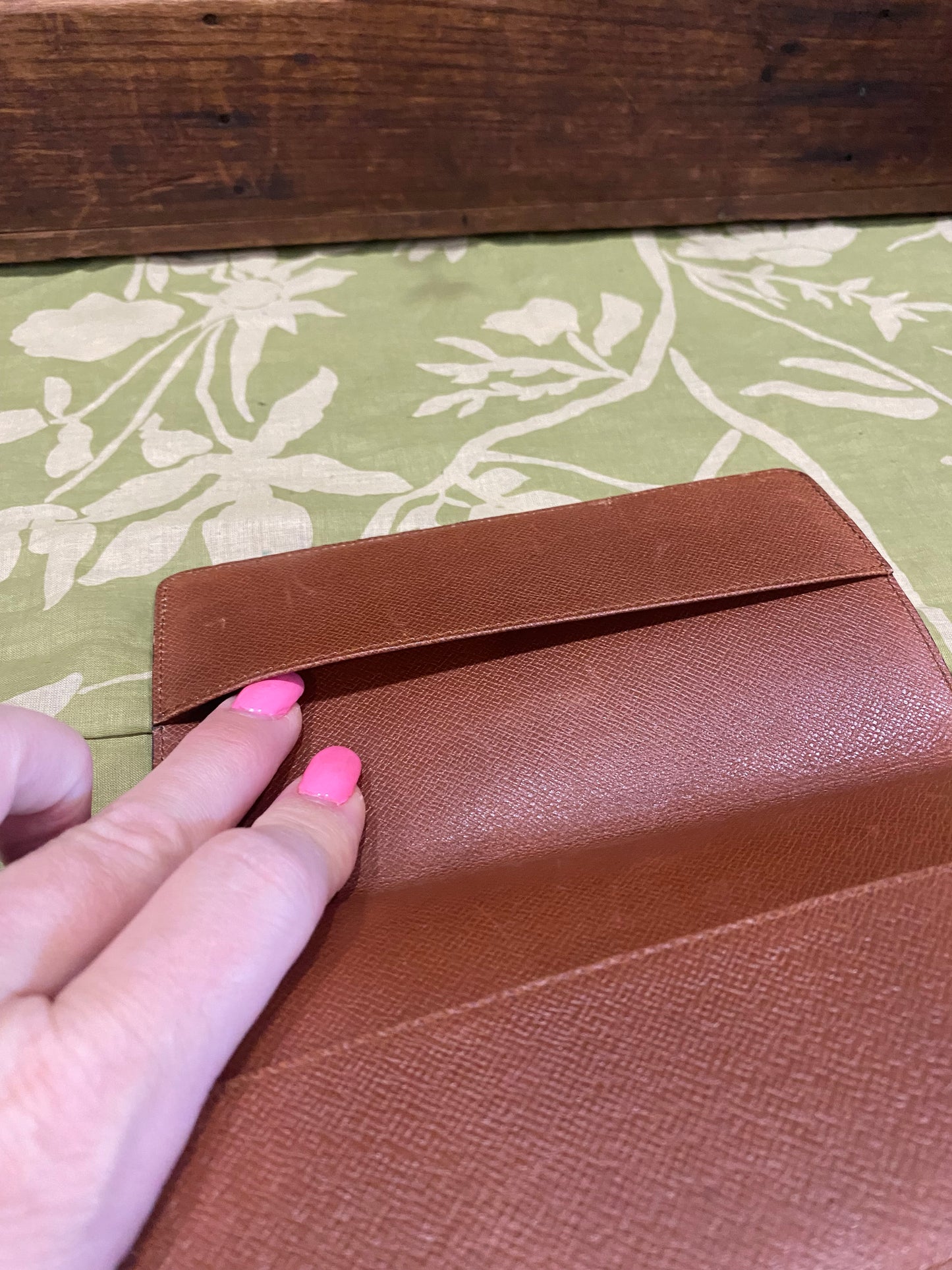 Vintage Checkbook Cover