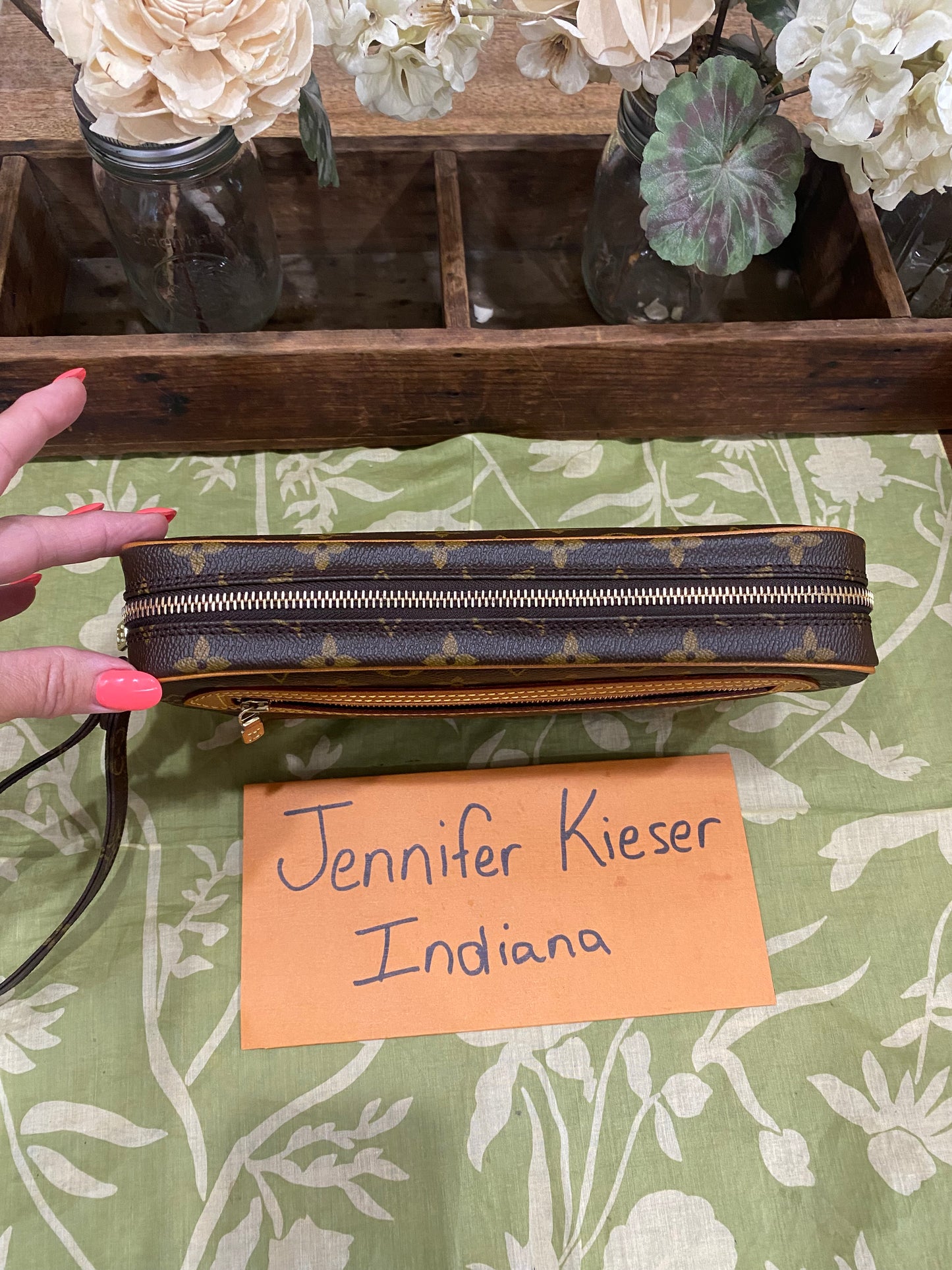 Vintage Marly Dragonne Wristlet Clutch
