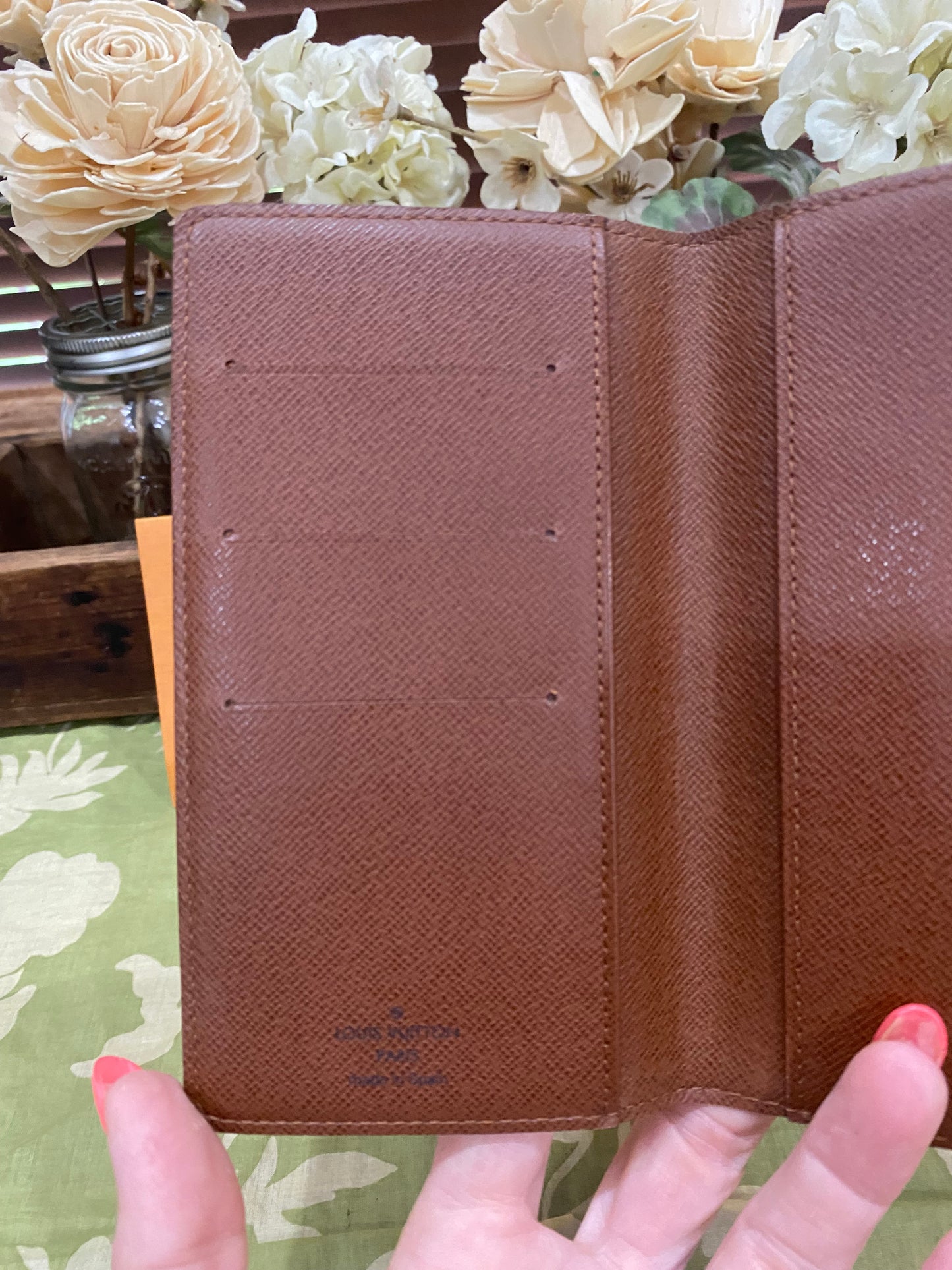 Checkbook Cover (with three credit card slots)