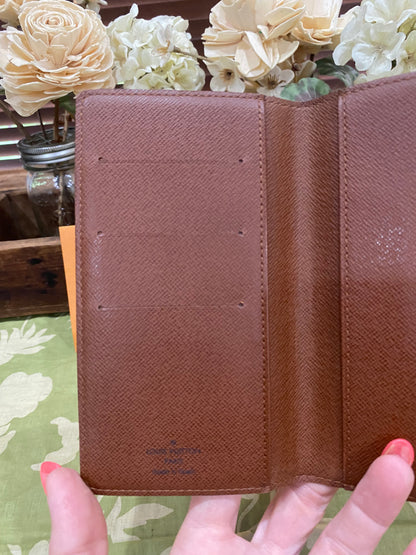Checkbook Cover (with three credit card slots)