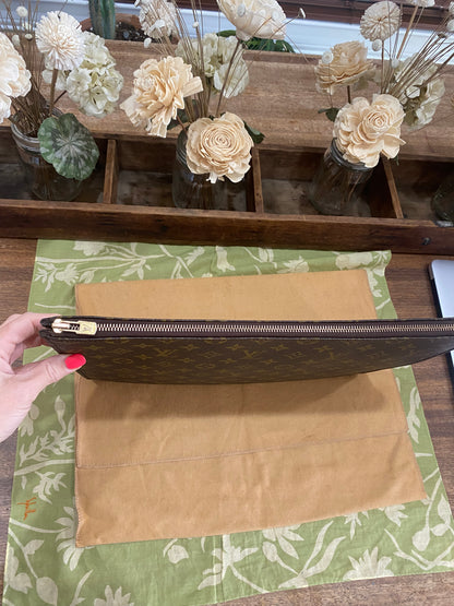 Vintage Porte Document Portfolio Clutch