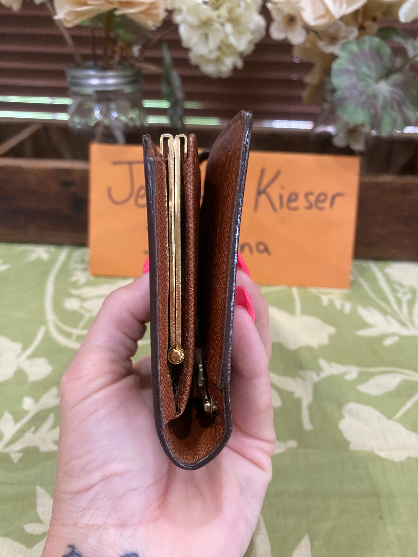 Vintage Kisslock Long Wallet