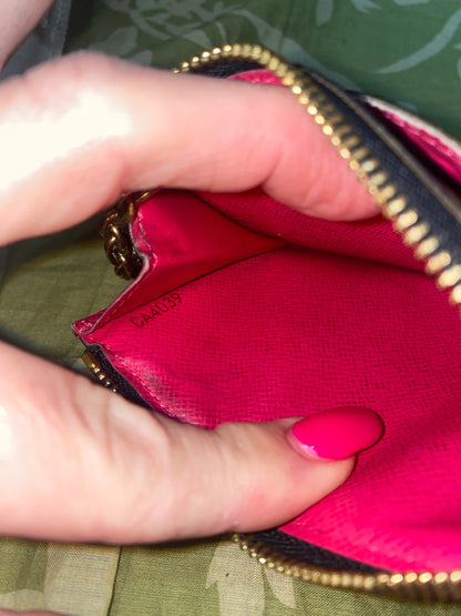 Black Multicolor Pochette Cles NM Key Pouch