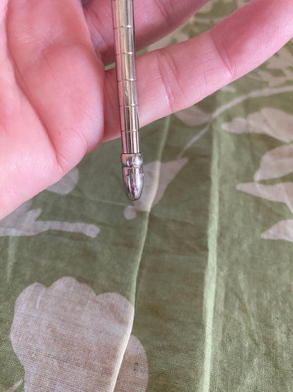Silver Tone Twist Top Pen