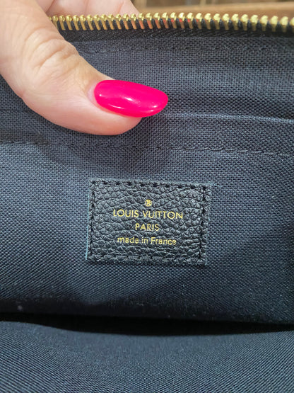 Daily Pouch in black Noir Empreinte