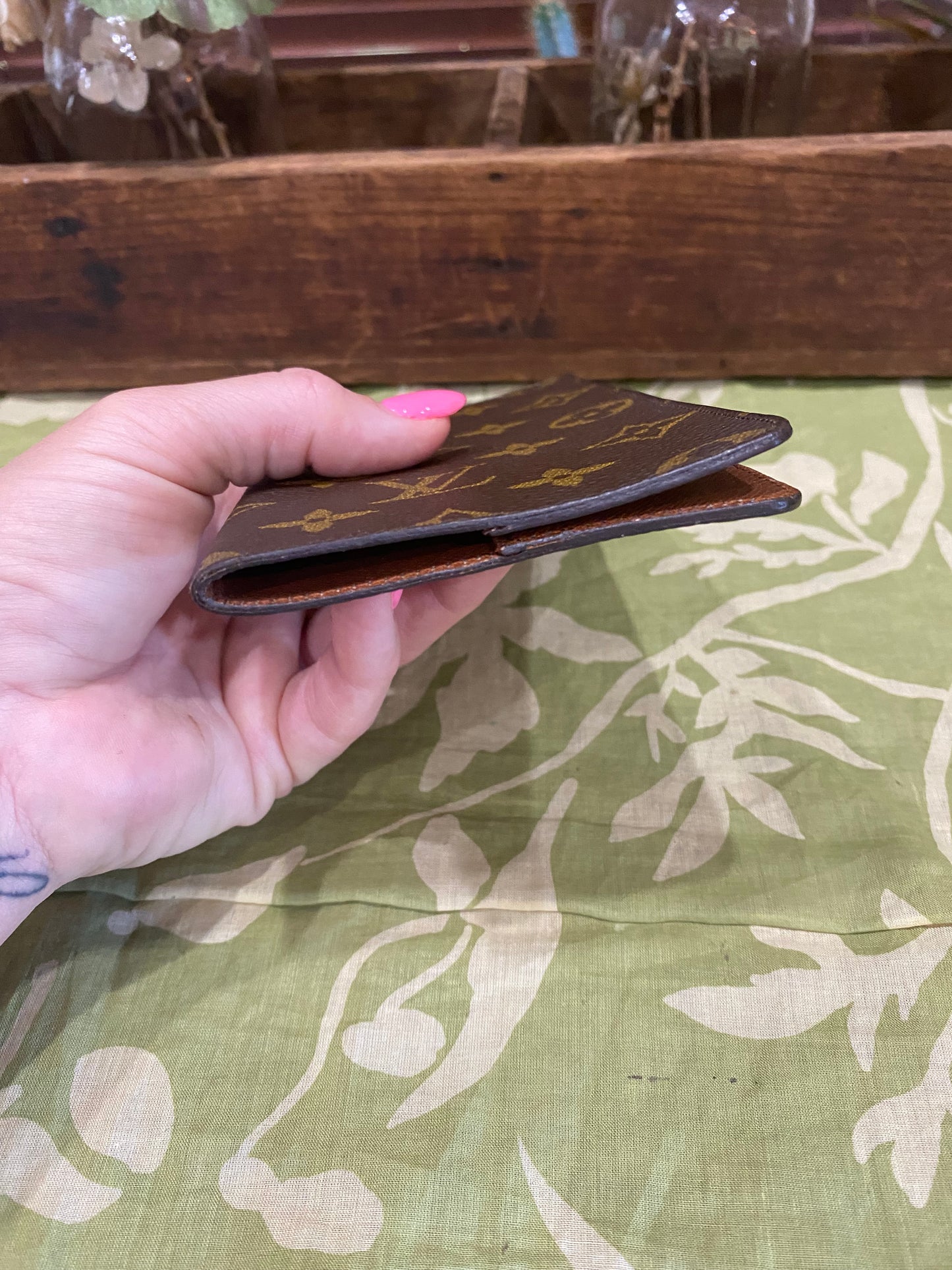 Vintage Checkbook Cover