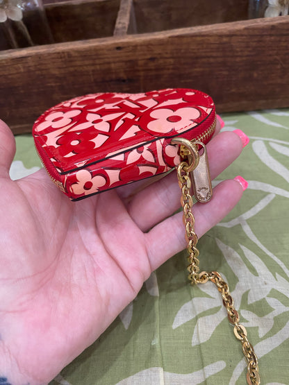 Vernis Sweet Porte Monnaie Coer Heart Coin Purse/Bag Charm