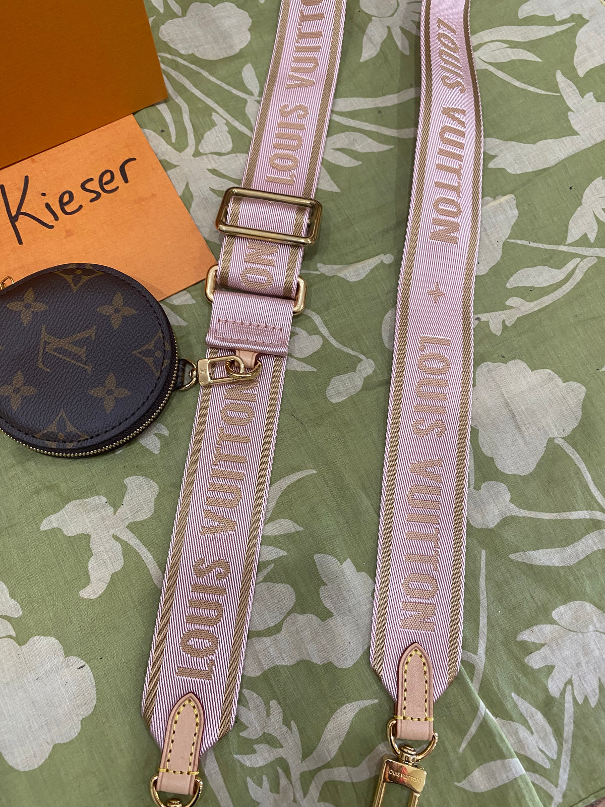 NEW Jacquard Removable Adjustable Strap and Coin Pouch