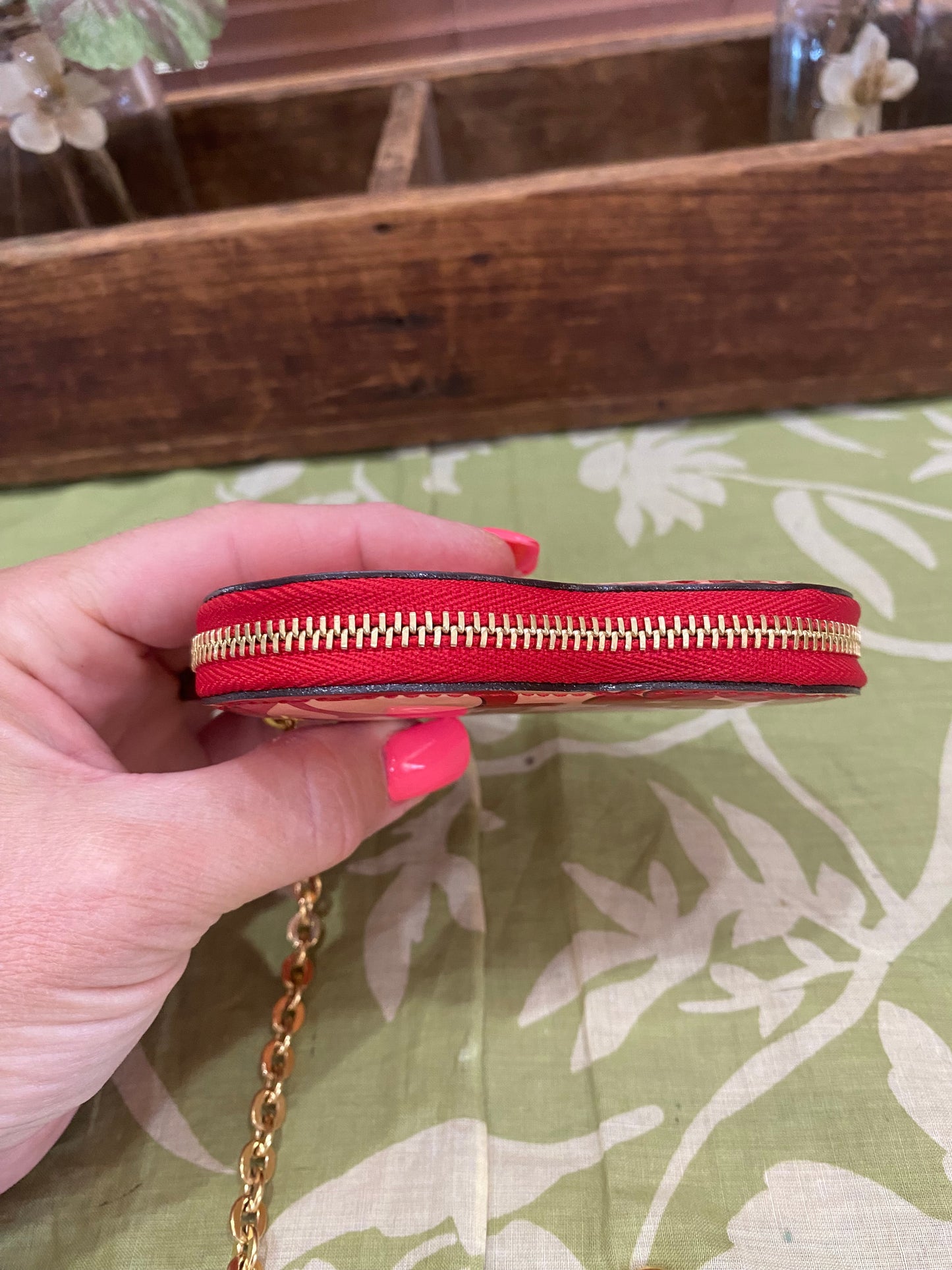 Vernis Sweet Porte Monnaie Coer Heart Coin Purse/Bag Charm