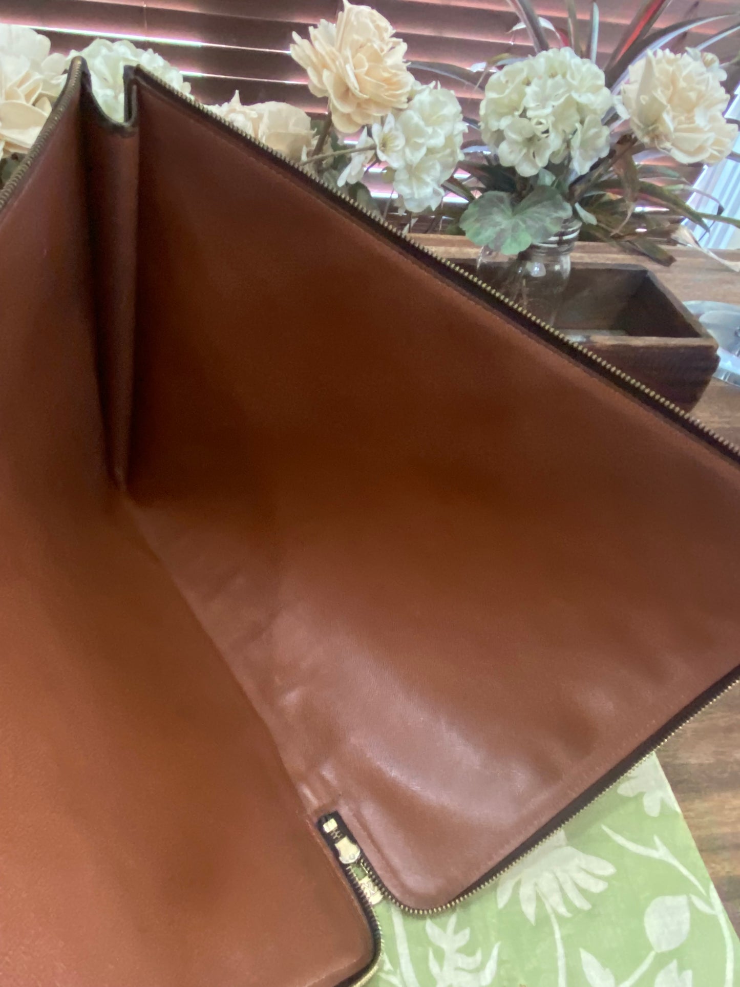 Vintage Porte Document Portfolio Clutch