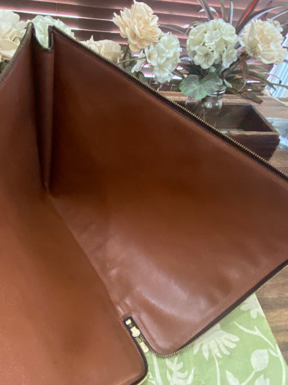 Vintage Porte Document Portfolio Clutch