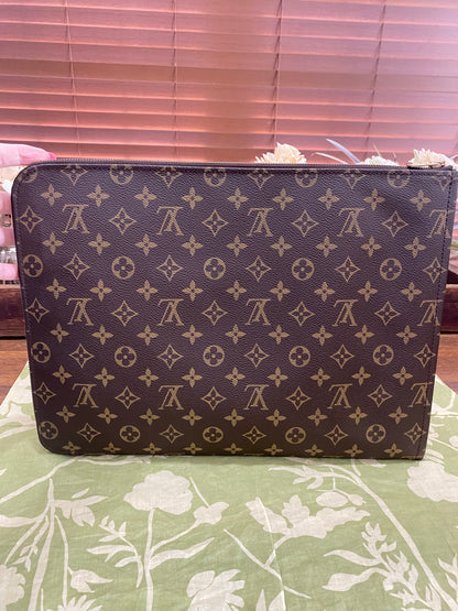 Vintage Porte Document Portfolio Clutch