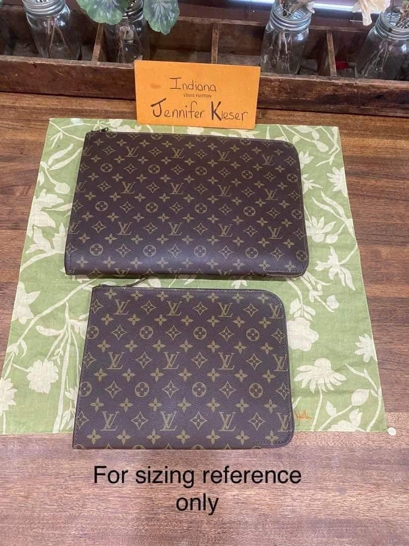 Vintage Porte Document Portfolio Clutch