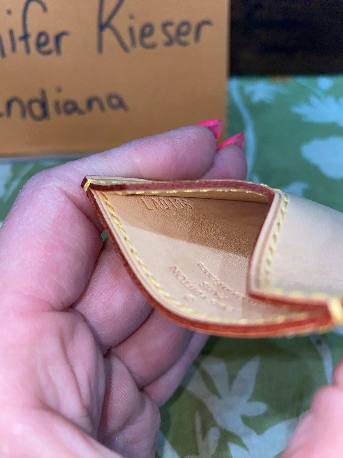 Vachetta Credit Card Case