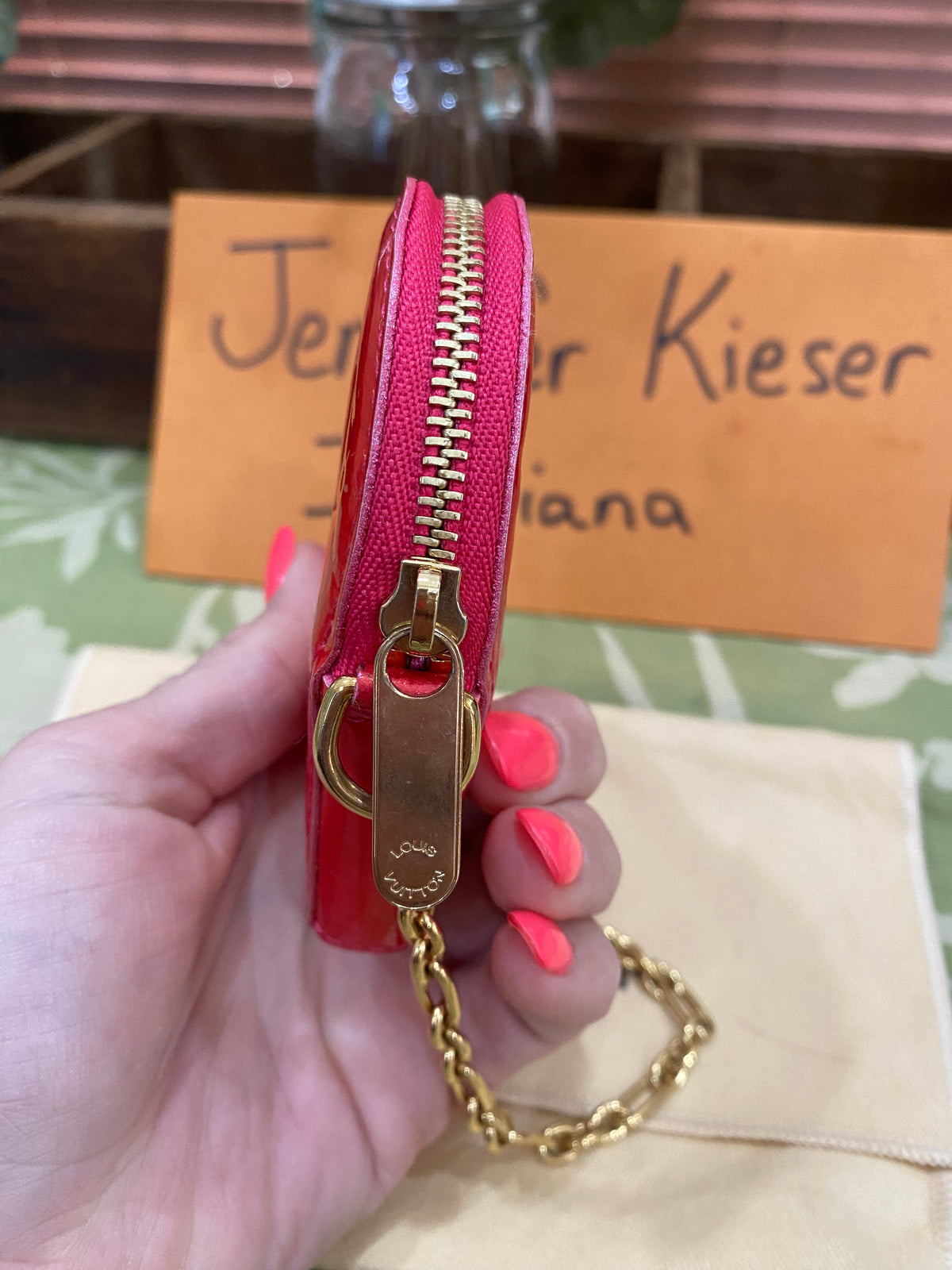 Vernis Porte Monnaie Heart Coin Purse/Bag Charm