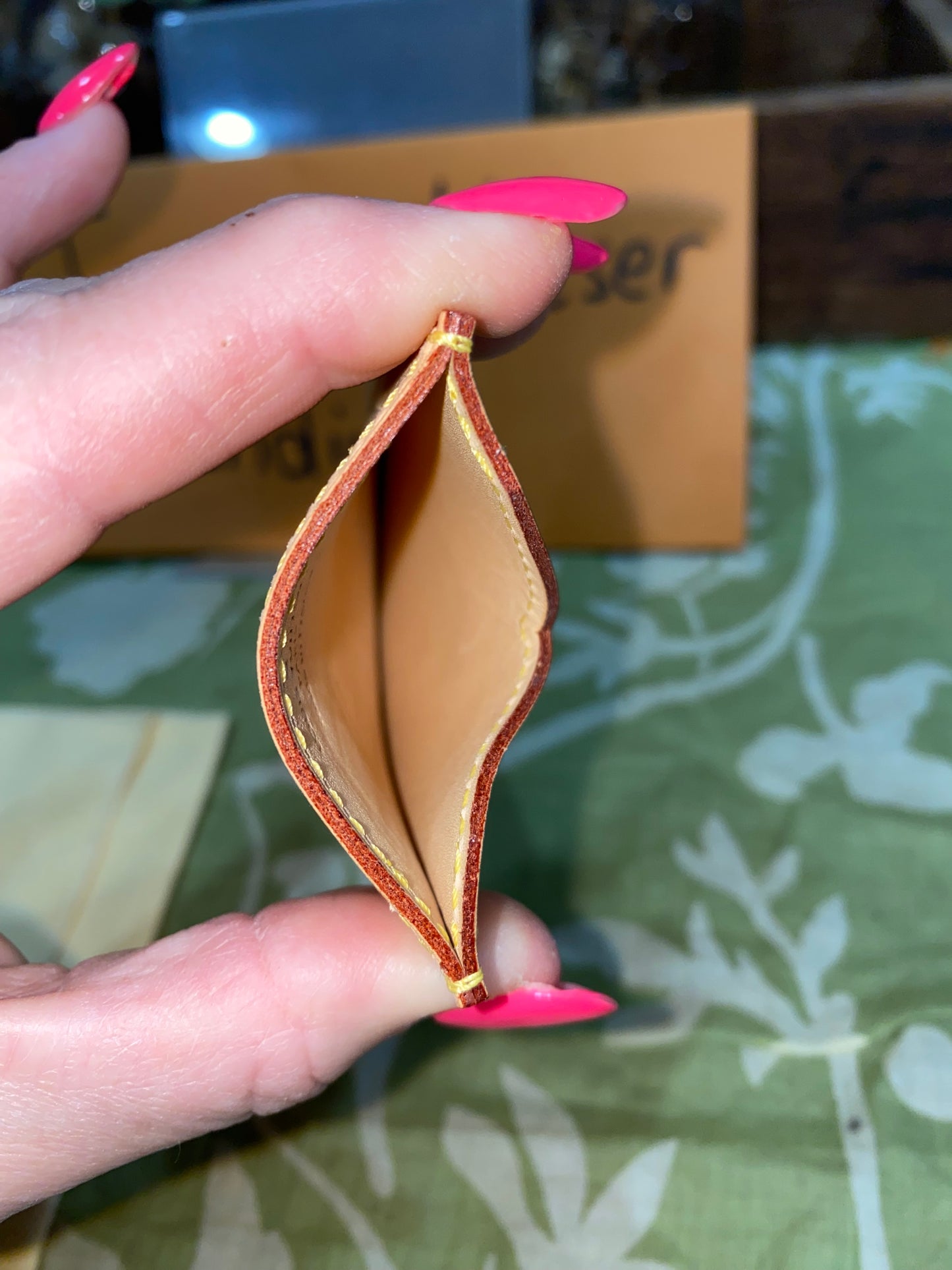 Vachetta Credit Card Case
