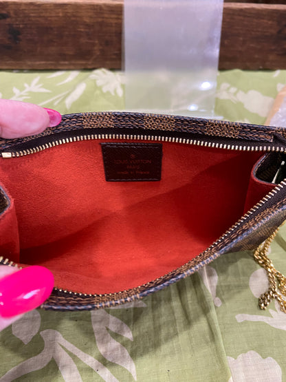 Bucket Pouch PM in DE print-comes with original wristlet strap