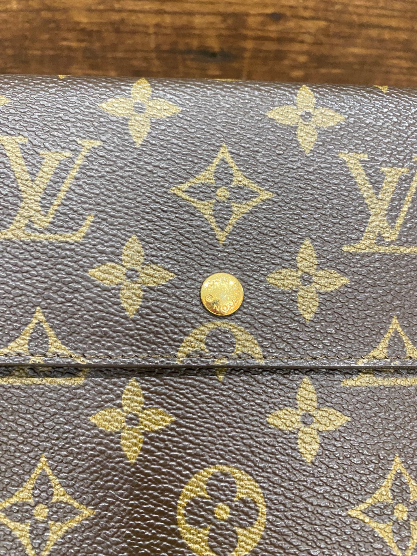 Vintage Passport Wallet Clutch