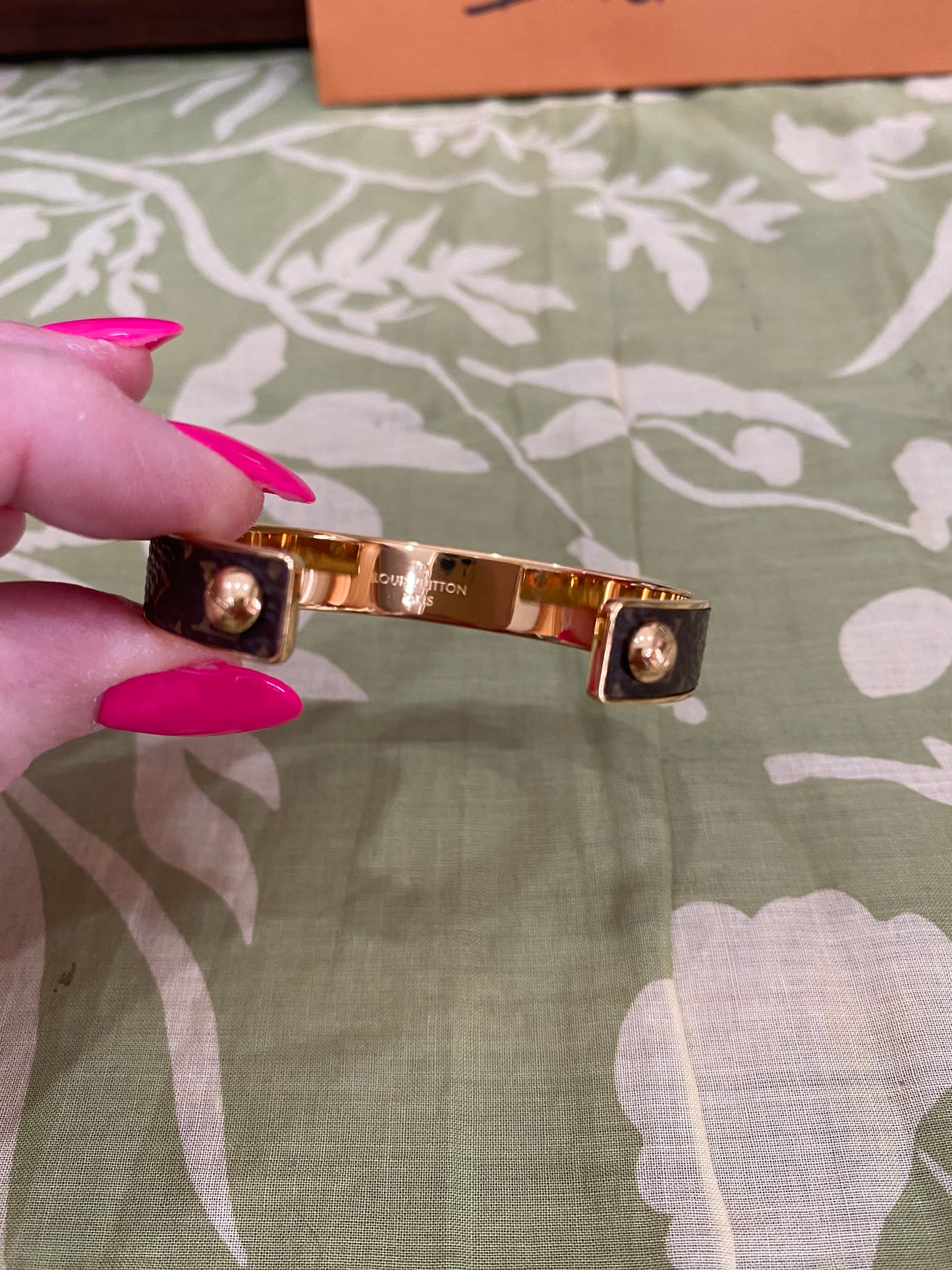 Monogram Jonck Wild Bangle Cuff Bracelet