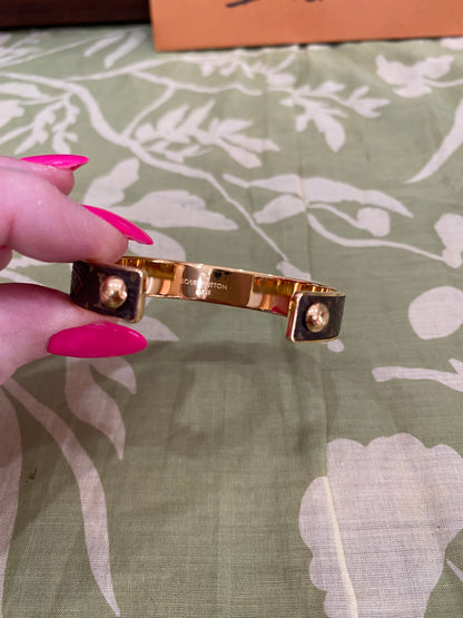 Monogram Jonck Wild Bangle Cuff Bracelet