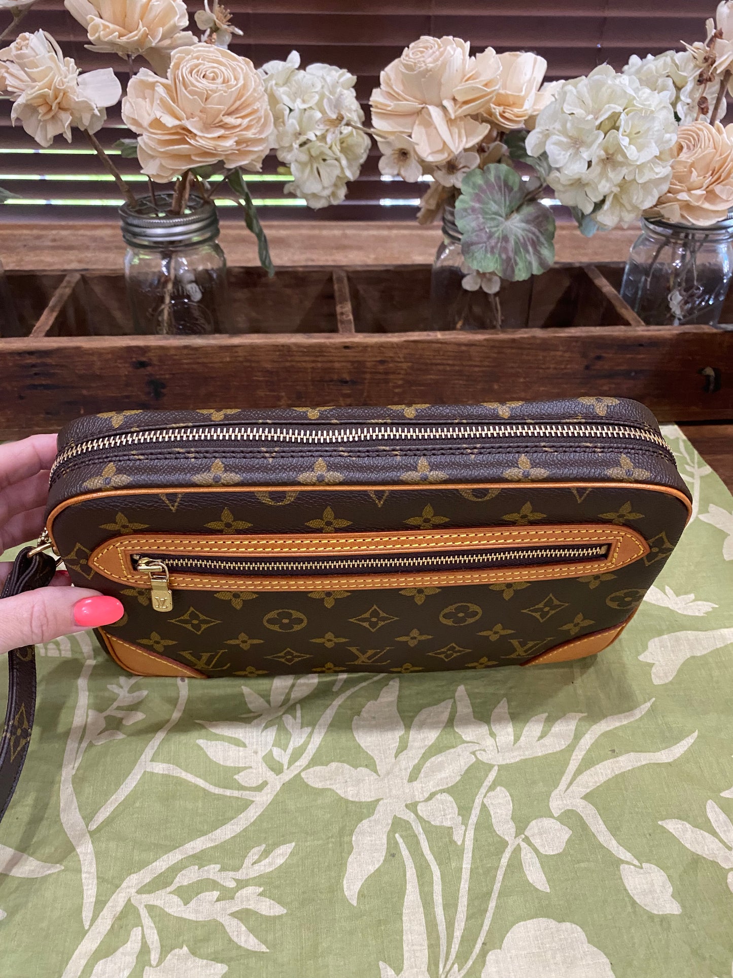 Vintage Marly Dragonne Wristlet Clutch
