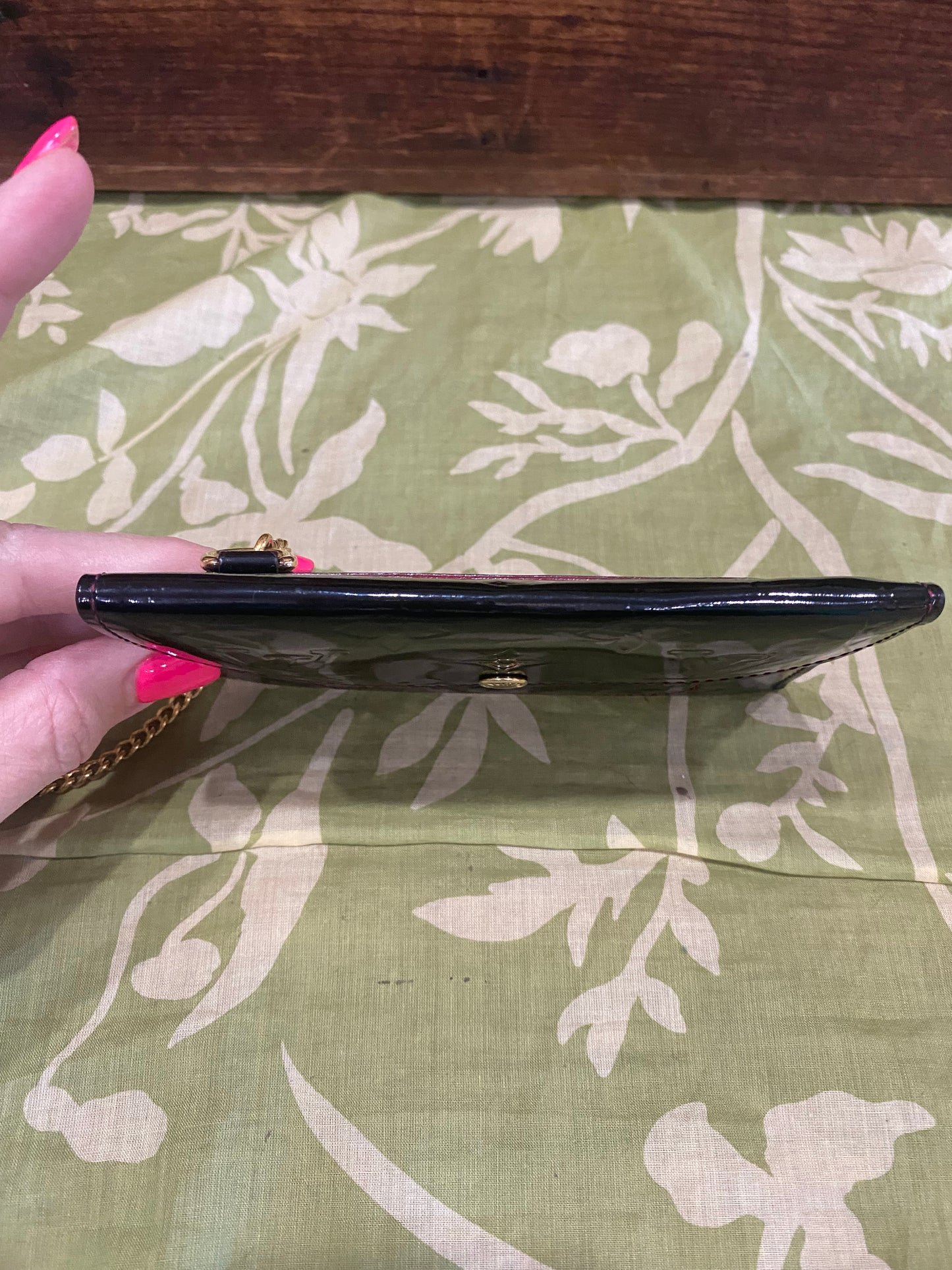 Vernis Envelope Plate Pouch (black)