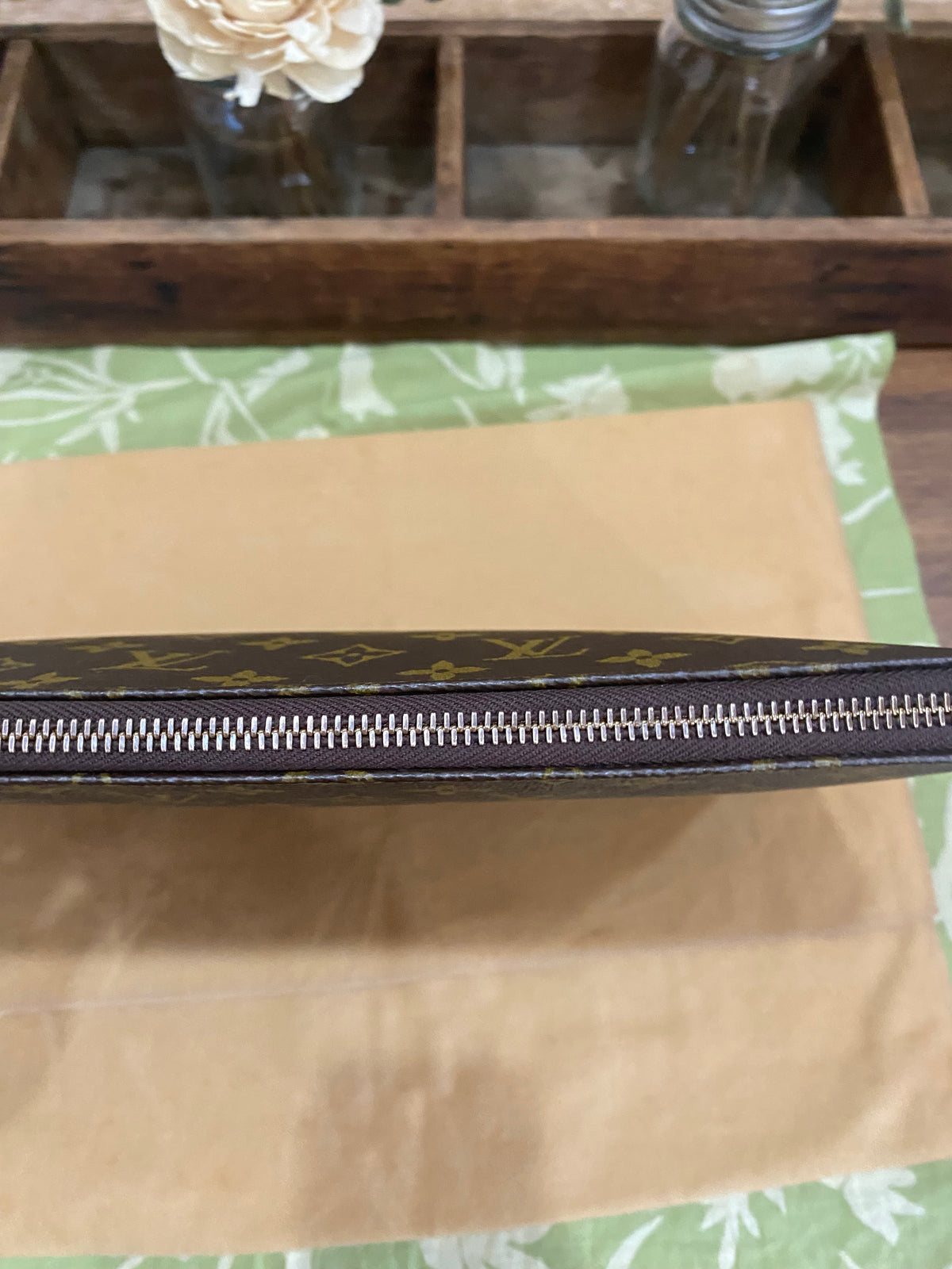 Vintage Porte Document Portfolio Clutch