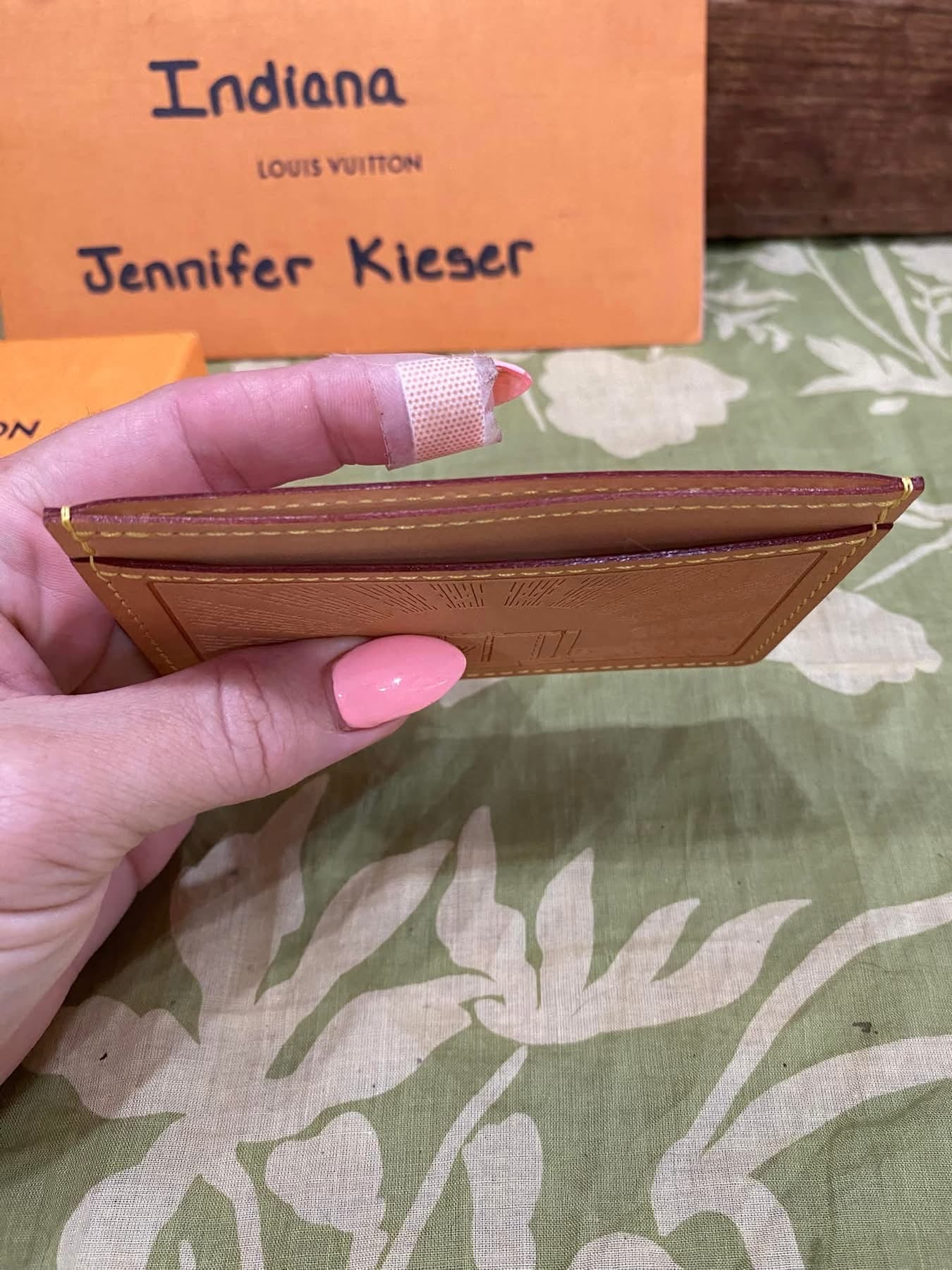 Vachetta Porte Cartes Voyage Credit Card Case