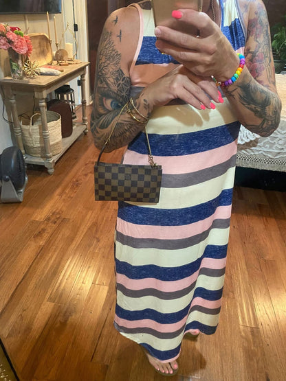 Bucket Pouch PM in DE print-comes with original wristlet strap