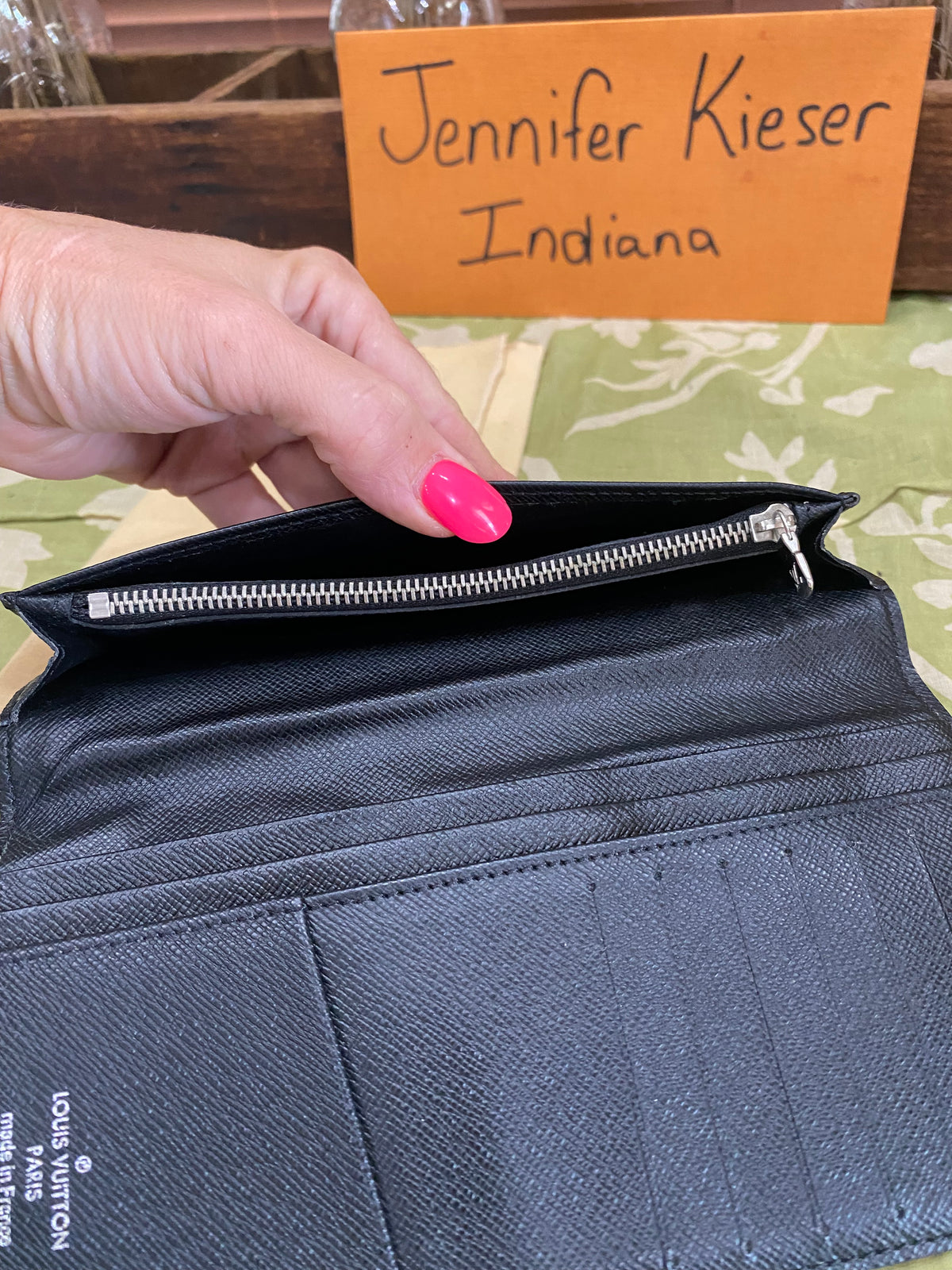 Brazza Wallet in Graphite
