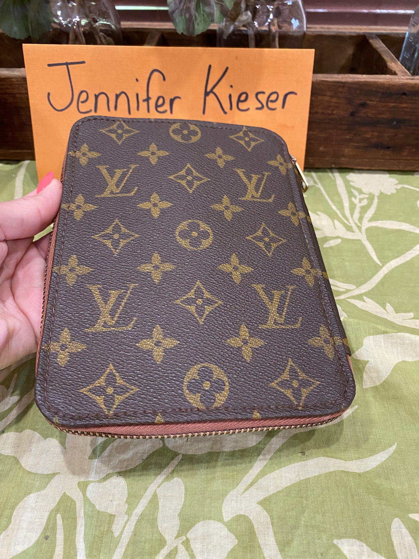 Vintage Zip Around Passport Cover