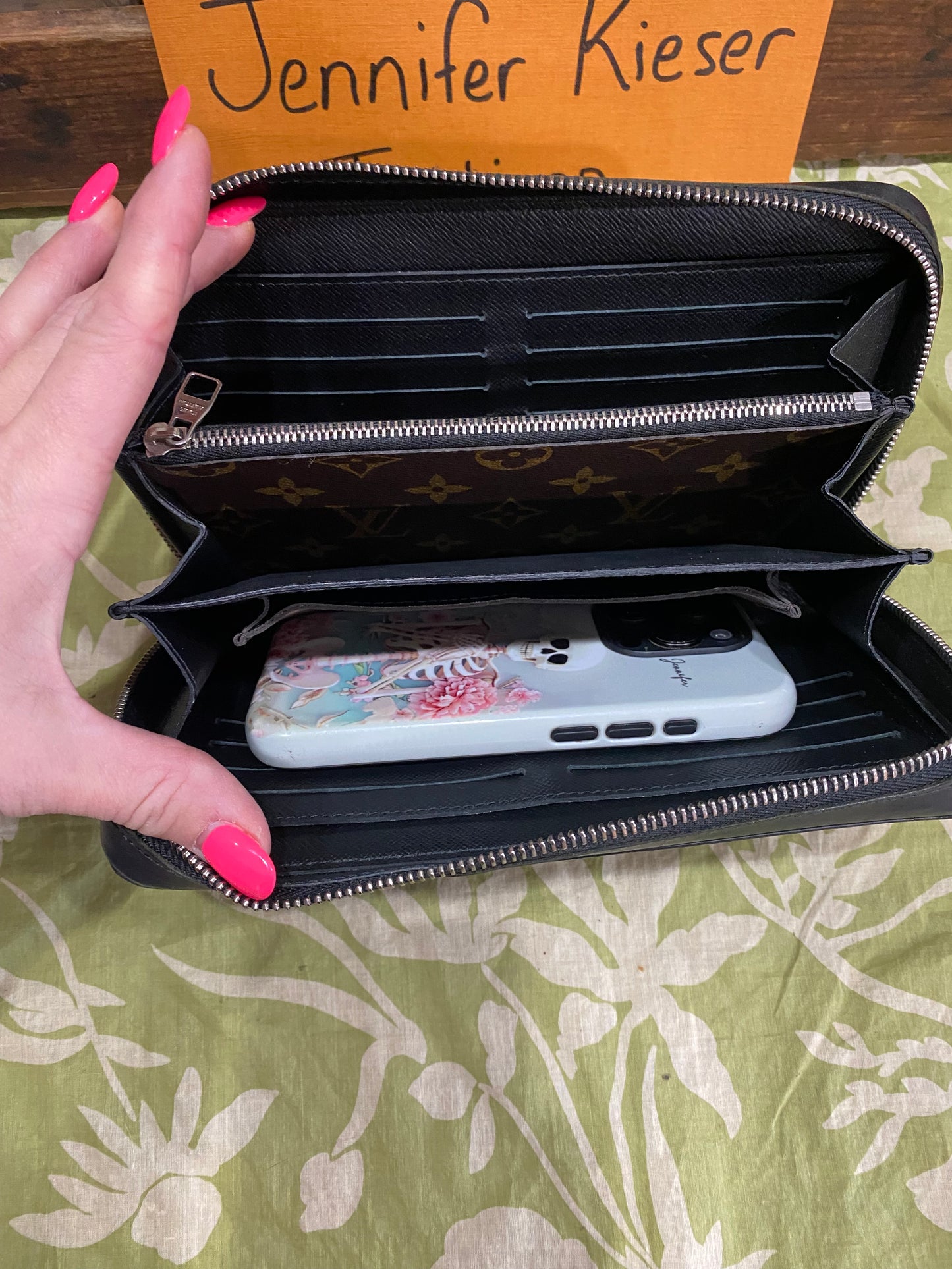 Zippy XL Macassar Long Wallet