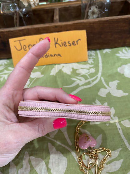 Pink Vernis Heart Coin Purse/Bag Charm