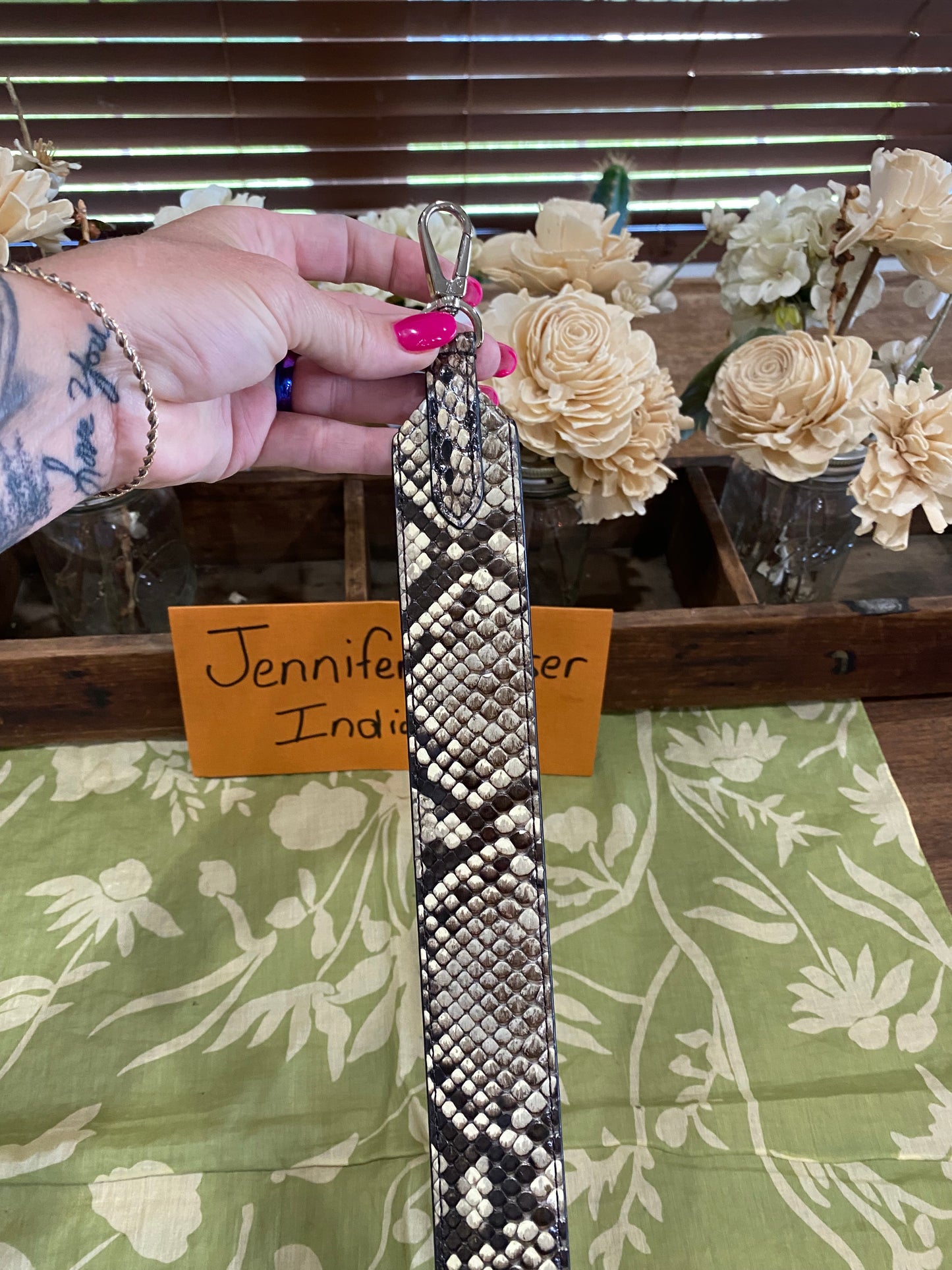 LE Python Bandouliere Shoulder Strap