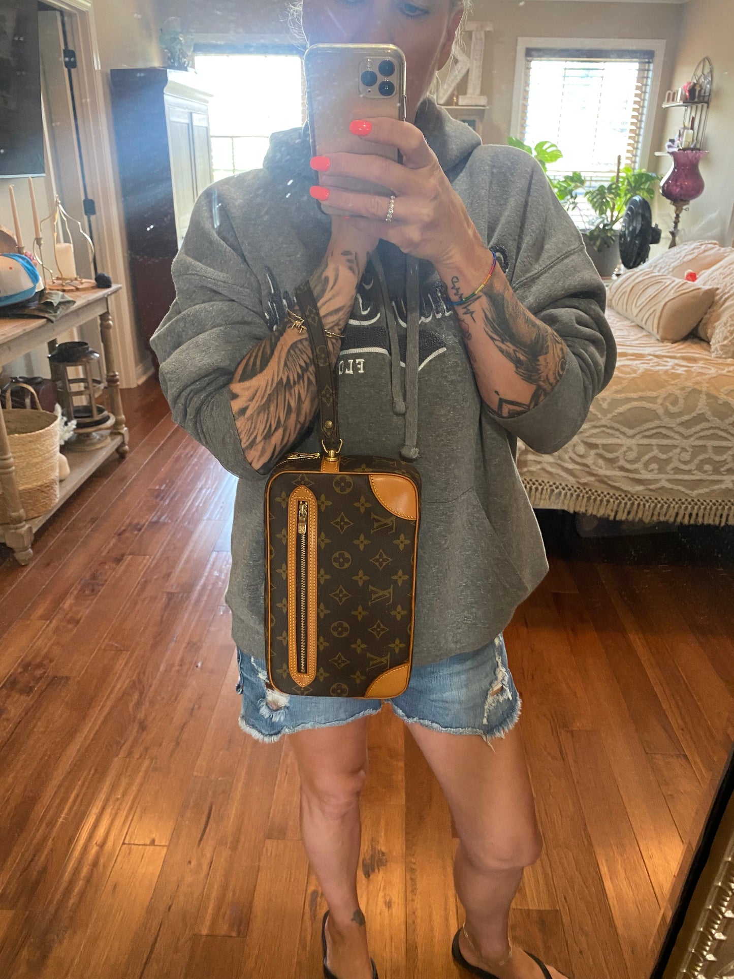 Vintage Marly Dragonne Wristlet Clutch