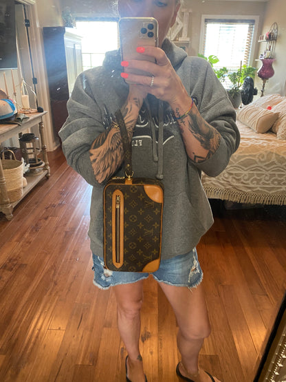 Vintage Marly Dragonne Wristlet Clutch