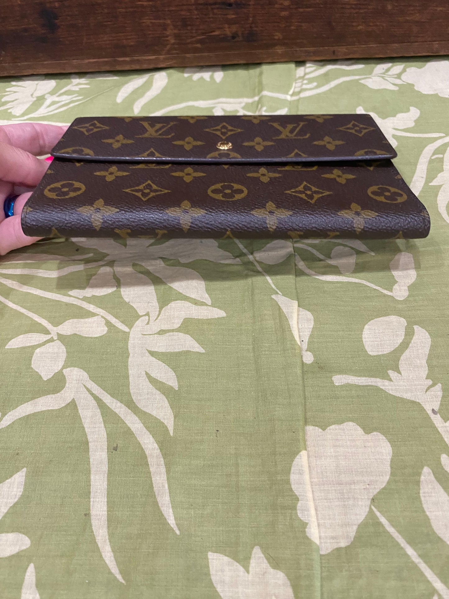 Vintage Passport Wallet Clutch