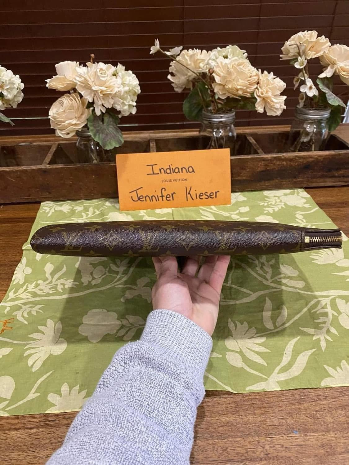 Vintage Porte Document Portfolio Clutch