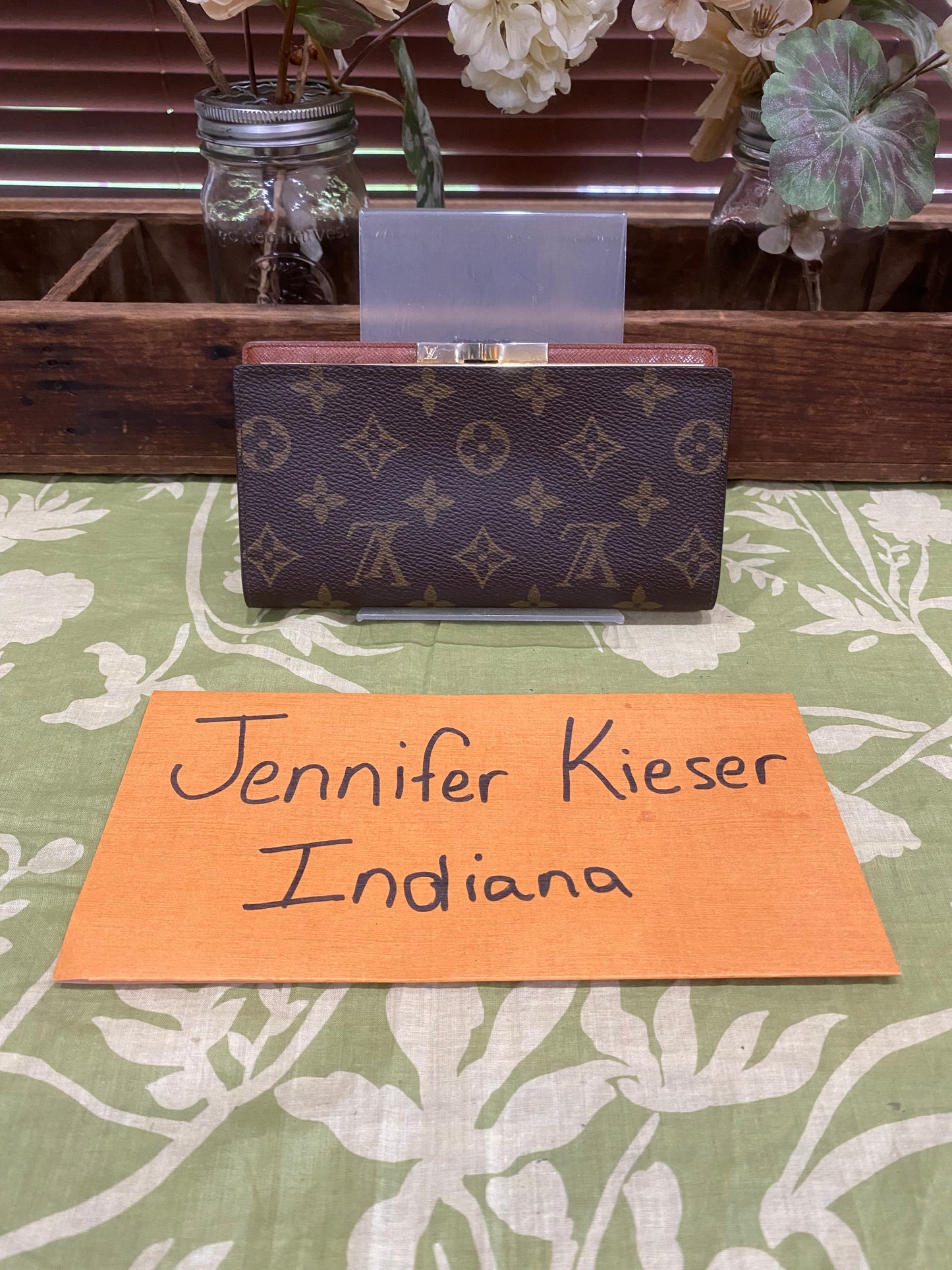 Vintage Kisslock Long Wallet